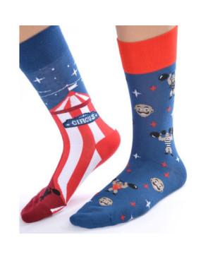 Duo de Chaussettes asymétriques Cirque Mr Fort