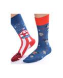 Duo de Chaussettes asymétriques Cirque Mr Fort