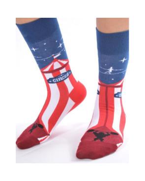  Duo de Chaussettes asymétriques Cirque Mr Fort