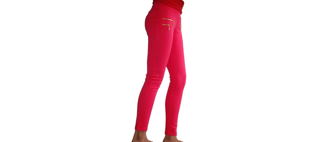 Caleçon Ados coton zip fushia