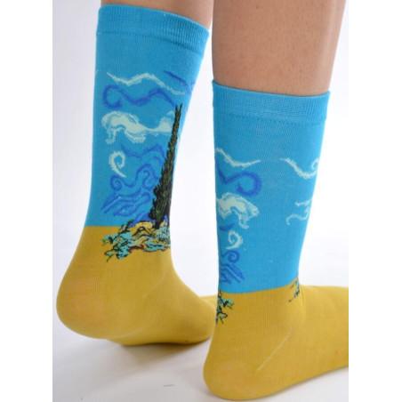 Chaussettes Le Cypres de Van Gogh