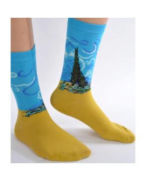  Chaussettes d'artistes art socks van gogh