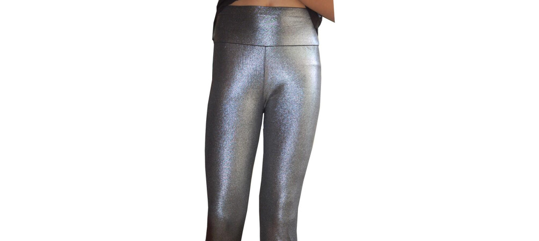 Caleçon Lurex chic argent détail élastique