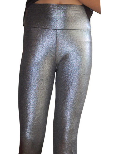 Caleçon Lurex chic argent détail élastique