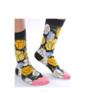 Chaussettes nature morte fleurie