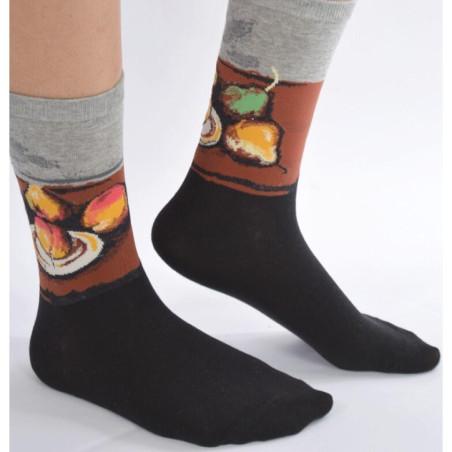 Chaussettes nature morte selon Cezanne