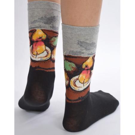 Chaussettes nature morte selon Cezanne