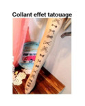Collant Effet Tatouage Noeuds Papillons
