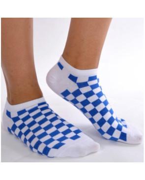 Socquettes Carreaux vichy bleues