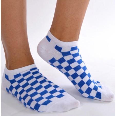 Socquettes Carreaux vichy bleues