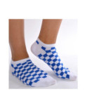 Socquettes Carreaux vichy bleues