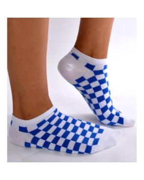 Socquettes Carreaux vichy bleues