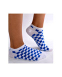 Socquettes Carreaux vichy bleues