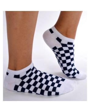 Socquettes Carreaux Vichy Noirs