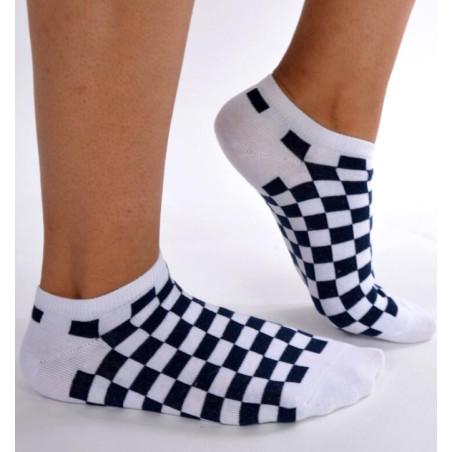 Socquettes Carreaux Vichy Noirs