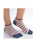 Chaussettes Ninjas cobalt large rayures