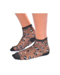 Chaussettes Leopard transparentes