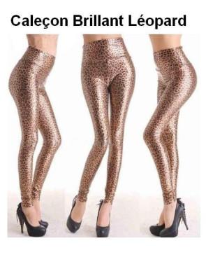 Leggings shiny Léopard