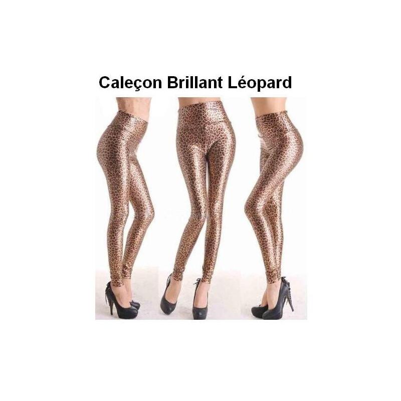 Leggings shiny Léopard