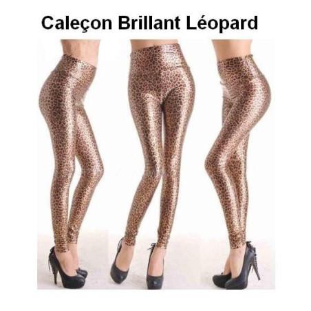 Leggings shiny Léopard