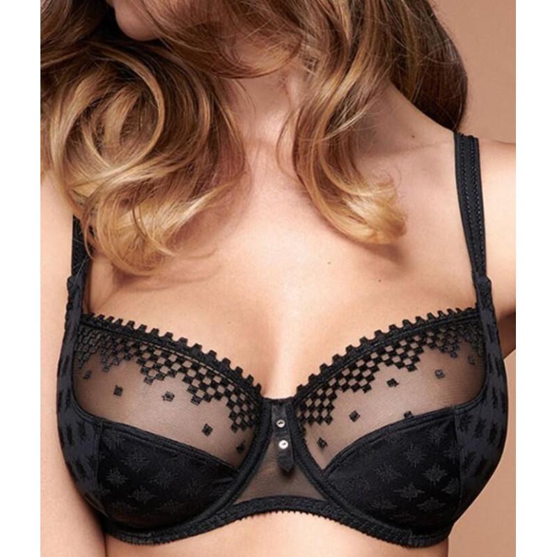 Soutien-gorge-Empreinte-Jazz-Noir-Decolleté-8189