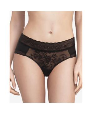 Chantelle Dessous Shorty Chantelle Blanche dentelle noire