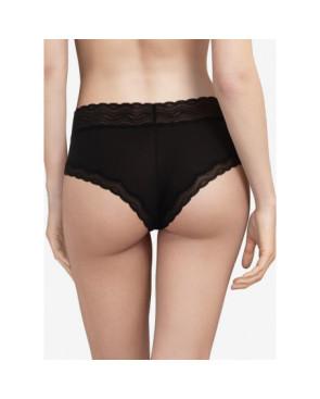 Shorty Chantelle Blanche dentelle noire