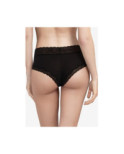 Shorty Chantelle Blanche dentelle noire