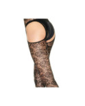 Collant dentelle ouvert