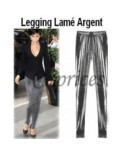 Legging Lamé Argent