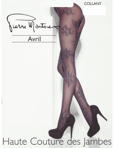 Collant Pierre Mantoux Avril dentelle pochette