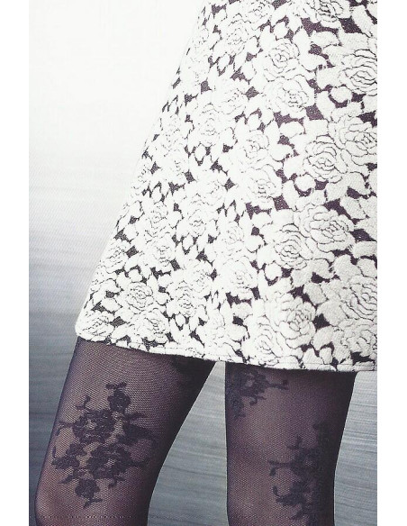 Collant Pierre Mantoux Avril dentelle habillé