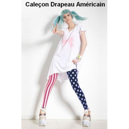 Caleçon drapeau Américain Sombre
