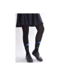 Collant Hiver Fleurs de Pavot Bleues