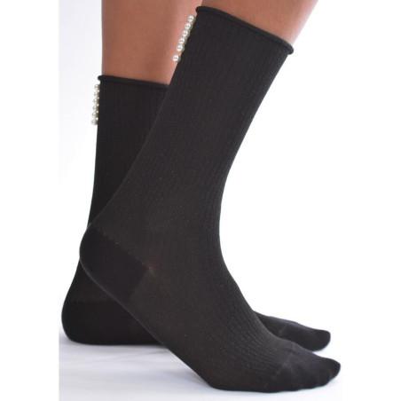Chaussettes Chics Perlées