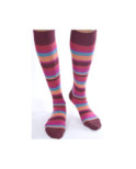 Mi bas coton Rayures Tendance