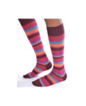 Mi bas coton Rayures Tendance