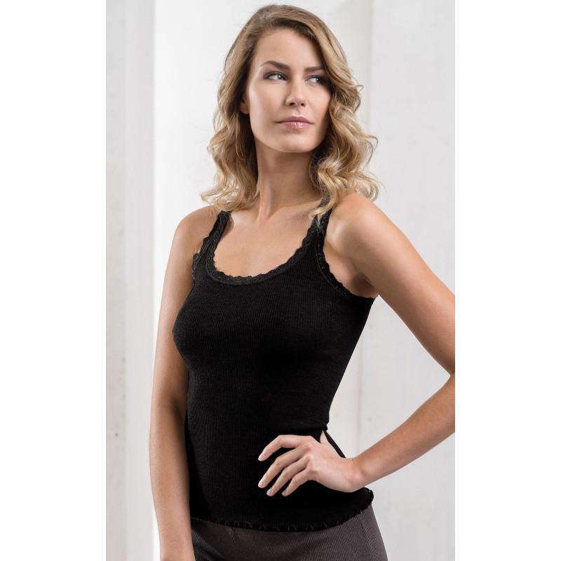 Debardeur Dentelle  laine et soie