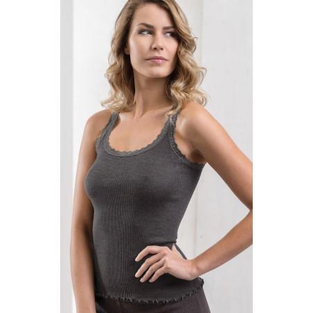 Debardeur Dentelle  laine et soie