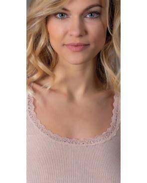 Chemisette Laine et soie Col Rond Moretta 5761 skin