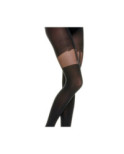 Collant cuissarde à Jarretelles lurex