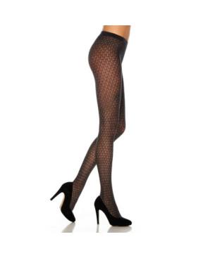 collant dentelle coton