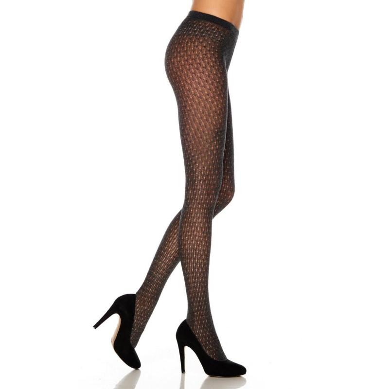 Collant Dentelle Naturelle Coton