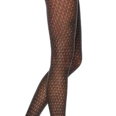 Collant Dentelle Naturelle Coton