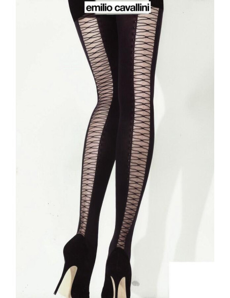 Collant Emilio Cavallini Opaque Laçage