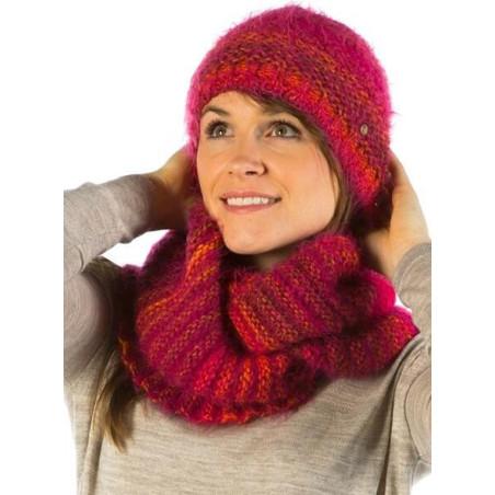 Ensemble Clotilde En laine echarpe et bonnet