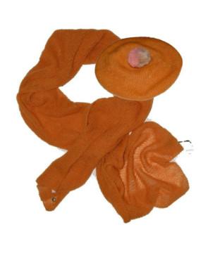 Ensemble bonnefoy mohair echarpe et bonnet