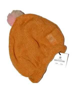  Bonnet mohair à pompom maison bonnefoy