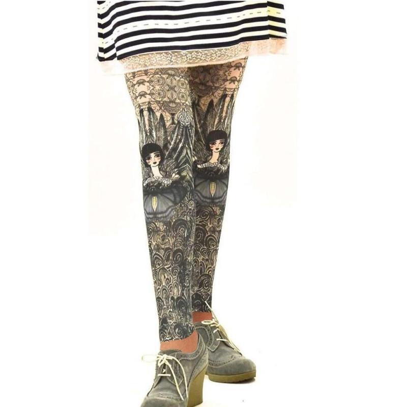 Collant sans pieds Colette de Marieantoilette