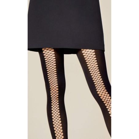 Collant  bandes resille Rapide Fiore